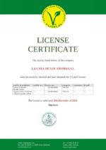 License Certificate